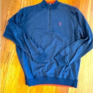 Navy quarter zip - Chatham chino Company size large
